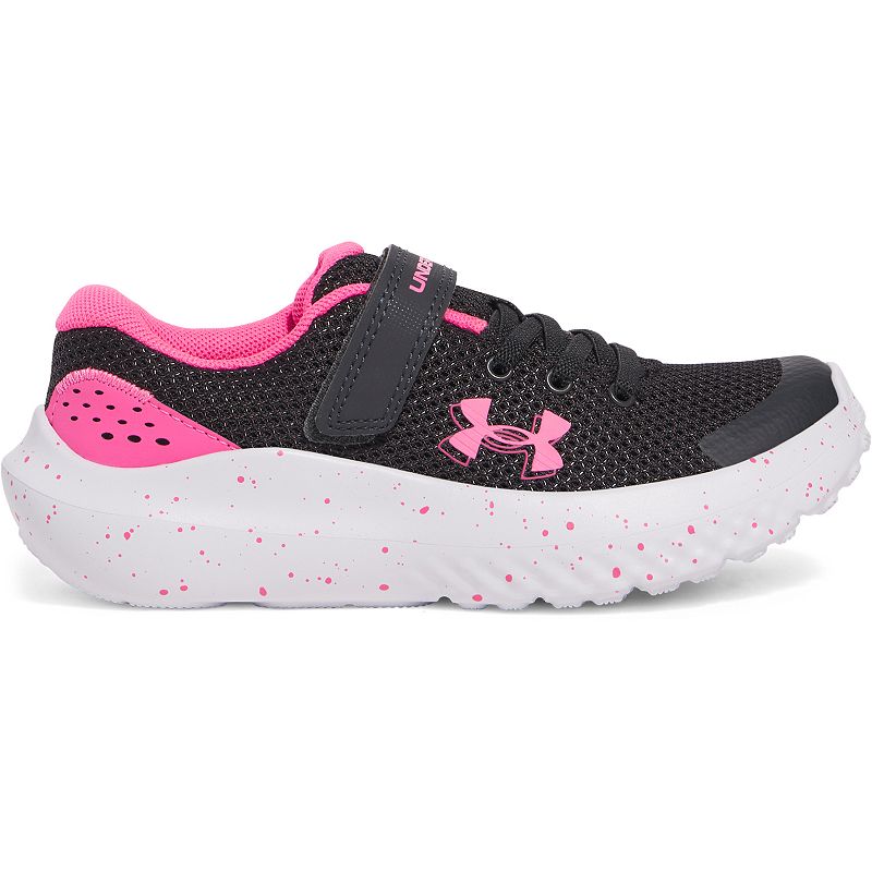 Under Armour Surge 4 AC Little Kids' Running Shoes, Boy's, Size: 13, Aero Pink