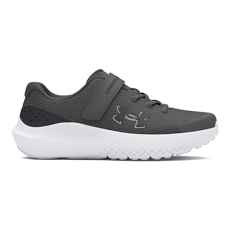 Under Armour Surge 4 AC Little Kids' Running Shoes, Boy's, Size: 12, Castlerock Grey