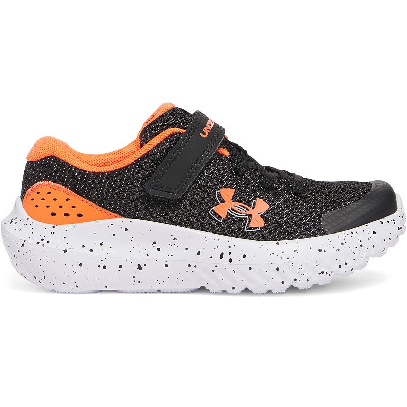 Under Armour Surge 4 AC Little Kids' Running Shoes, Boy's, Size: 2, Red Ares