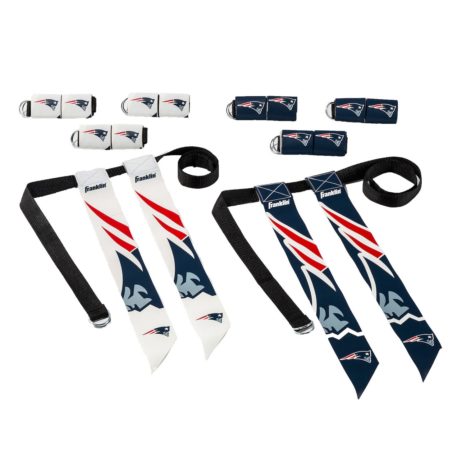 Denver Broncos Franklin Sports Youth NFL Flag Football Set