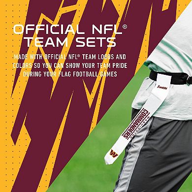 Franklin Sports NFL Washington Commanders Flag Football Set