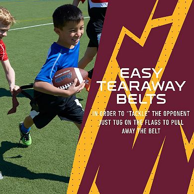 Franklin Sports NFL Washington Commanders Flag Football Set