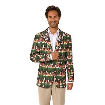 Men's Suitmeister Fair Isle Holiday Blazer