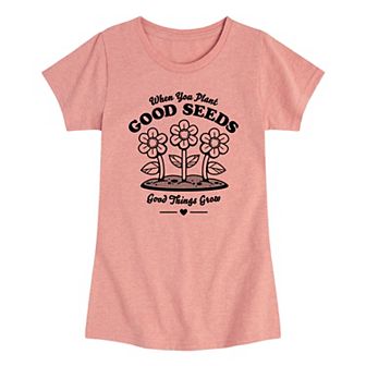 Girls 7-16 When You Plant Good Seeds Graphic Tee