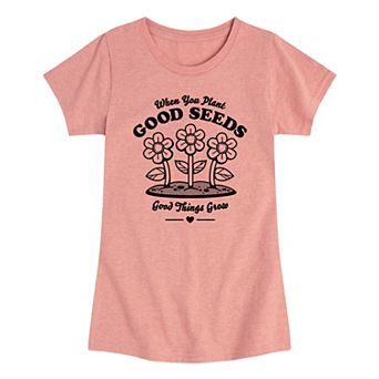Girls 7-16 When You Plant Good Seeds Graphic Tee