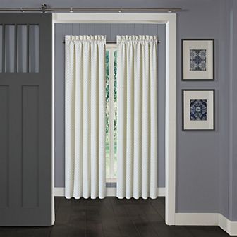 Five Queens Court Blue Ivy 84 in Window Panel Pair