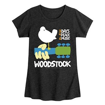 Girls 7-16 Woodstock Poster Graphic Tee