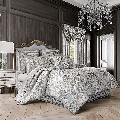 Five Queens Court Blair 18" Square Decorative Throw Pillow