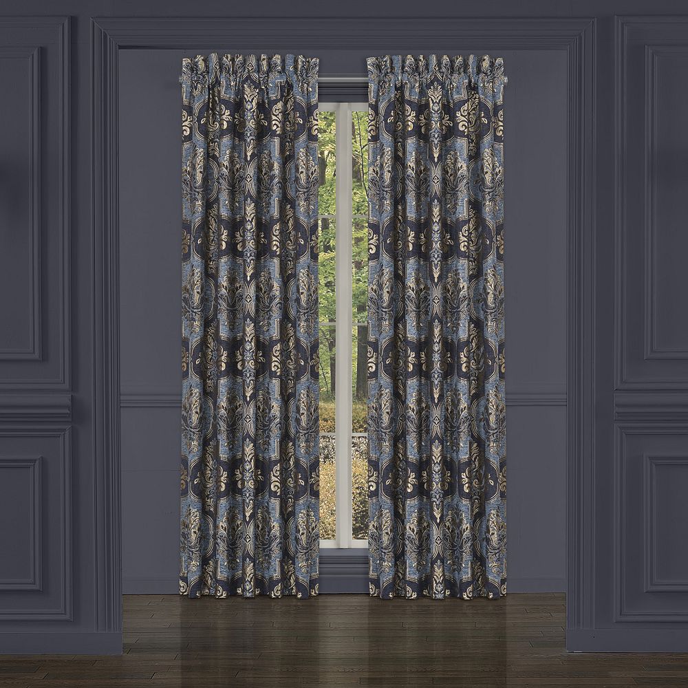 Five Queens Court Manila Set of 2 Window Curtain Panels