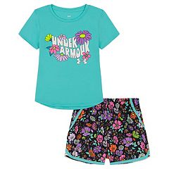 Under Armour Little Girls 2T-6X Activewear Wordmark Leggings