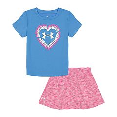 Under Armour Little Girls 2T-6X Long-Sleeve Soft Blur Hoodie & Matching  Jogger Pant Set