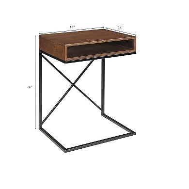 Madison Park Wegner C-Shaped End Table