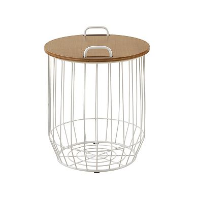 Madison Park Hayden Basket Side Table