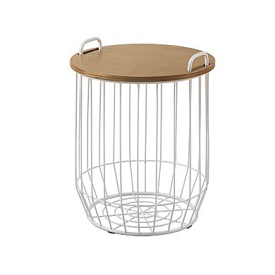 Madison Park Hayden Basket Side Table