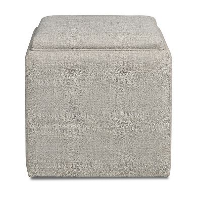 Madison Park Frances Square Storage Ottoman