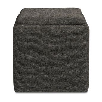 Madison Park Frances Square Storage Ottoman