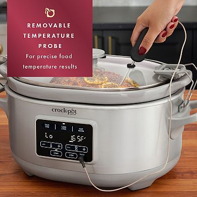 Crock-Pot® 7-Quart Cook & Carry™ Programmable Slow Cooker with Sous Vide