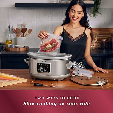 Crock-Pot® 7-Quart Cook & Carry™ Programmable Slow Cooker with Sous Vide