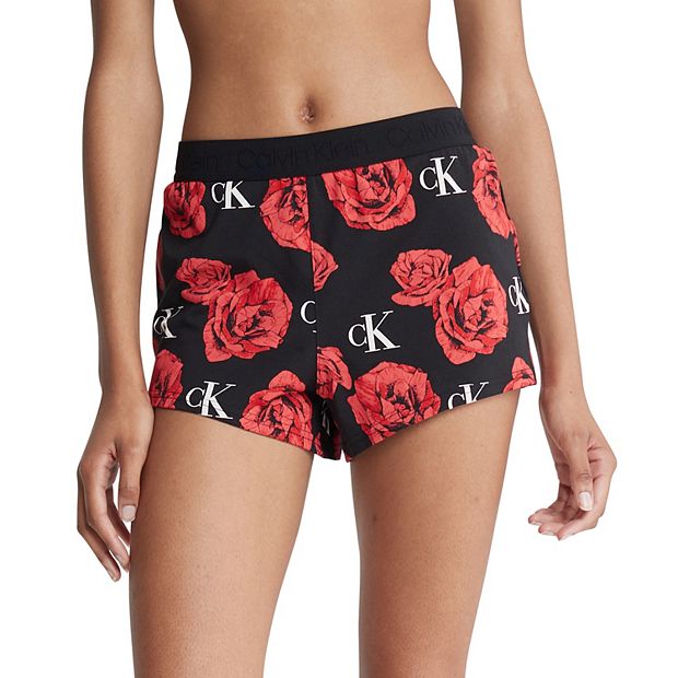 Calvin klein hot sale women's pajama shorts