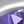 Silver Tone Purple