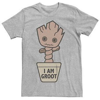 Men's Marvel Guardians Of The Galaxy Chibi Groot Graphic Tee