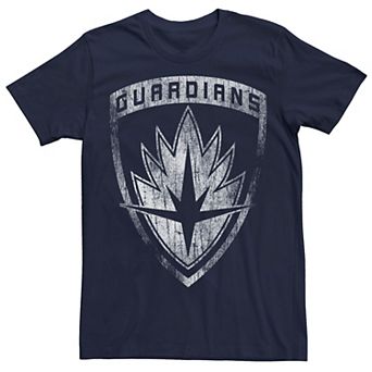 Men's Marvel Guardians Of The Galaxy Vintage Crest Shield Graphic Tee