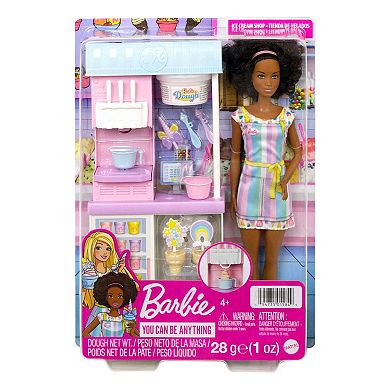 Barbie® You Can Be Anything Doll and Ice Cream Shop Playset