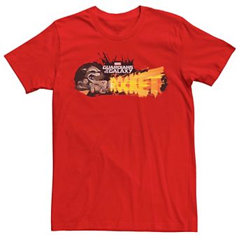 Men's Marvel Guardians Of The Galaxy Rocket Blast Graphic Tee
