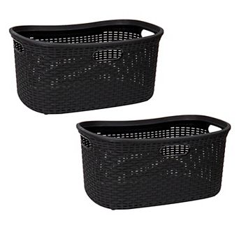 Mind Reader Woven Laundry Basket Collection 2 pc Set