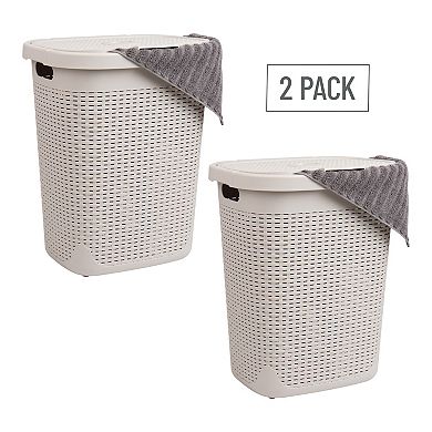 Mind Reader Basket Collection Slim Laundry Hamper 2-piece Set