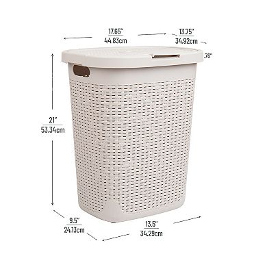 Mind Reader Basket Collection Slim Laundry Hamper 2-piece Set