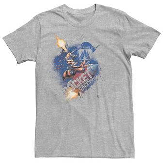 Men's Marvel Guardians Of The Galaxy Ride The Rocket Graphic Tee