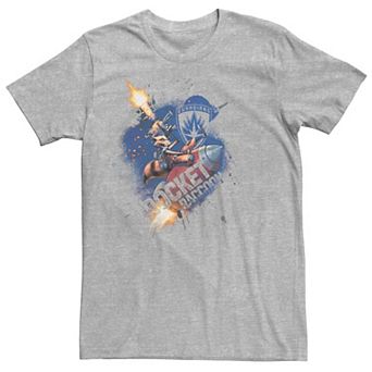 Men's Marvel Guardians Of The Galaxy Ride The Rocket Graphic Tee