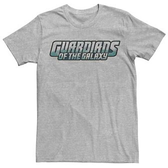 Men's Marvel Guardians Of The Galaxy Outline Gradient Logo Graphic Tee