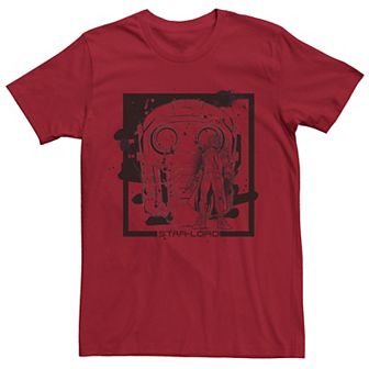 Men's Marvel Guardians Of The Galaxy Star-Lord Leader Graphic Tee