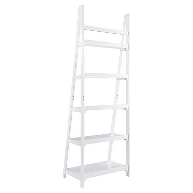 Linon Charlotte 5-Tier Bookshelf