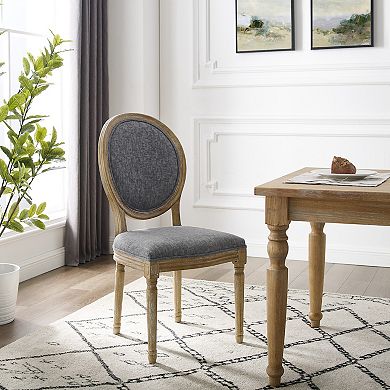 Linon 2-piece Avalon Oval Back Chair Set