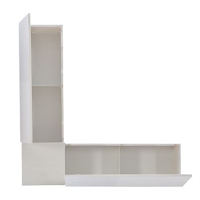 Linon Tobin Backless Corner Nook Set