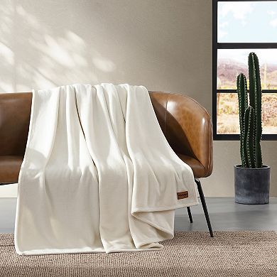 Wrangler Solid Beige Blanket