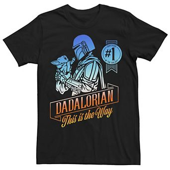 Men's Star Wars The Mandalorian #1 Dadalorian Graphic Tee