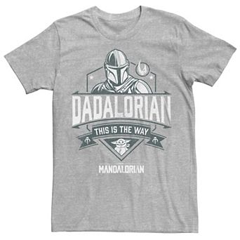 Men's Star Wars The Mandalorian The Dadalorian Way Graphic Tee