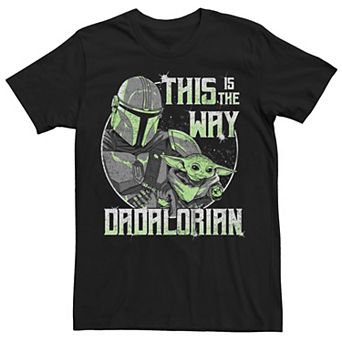Men's Star Wars The Mandalorian Dadalorian Is The Way Graphic tee