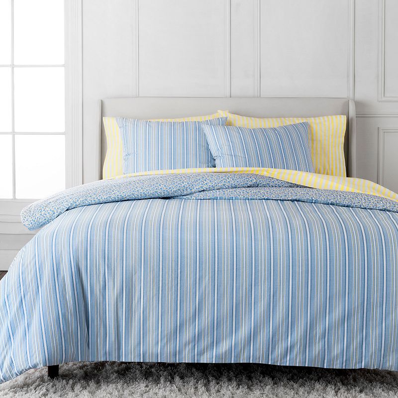 72085454 Martha Stewart Arielle Cotton 3-Piece Duvet Cover  sku 72085454