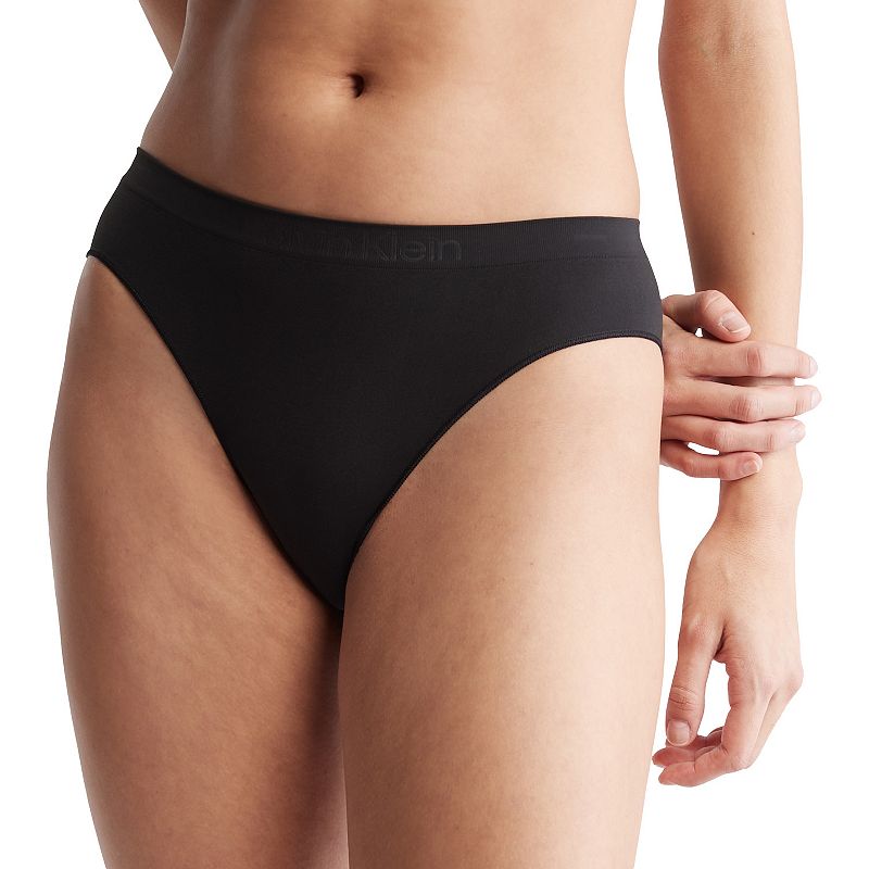 Women's Calvin Klein Bonded Flex Bikini Panty QD3960, Size: XL, Black
