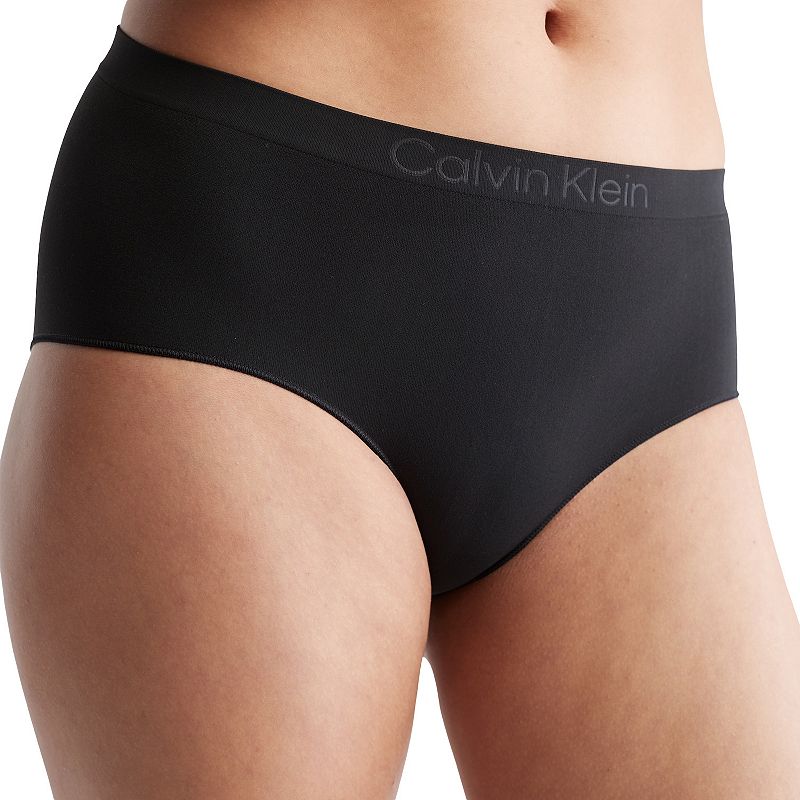Women's Calvin Klein Bonded Flex Boyshort Panty QD3961, Size: Small, Black