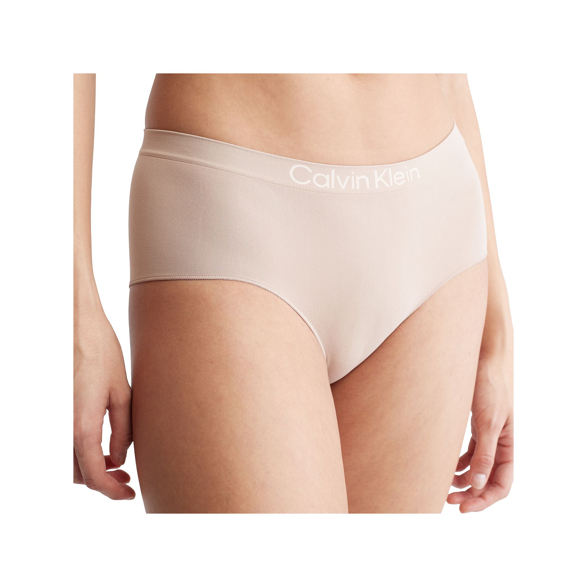 Womens Calvin Klein Bonded Flex Boyshort Panty QD3961, Size: Small, Cedar