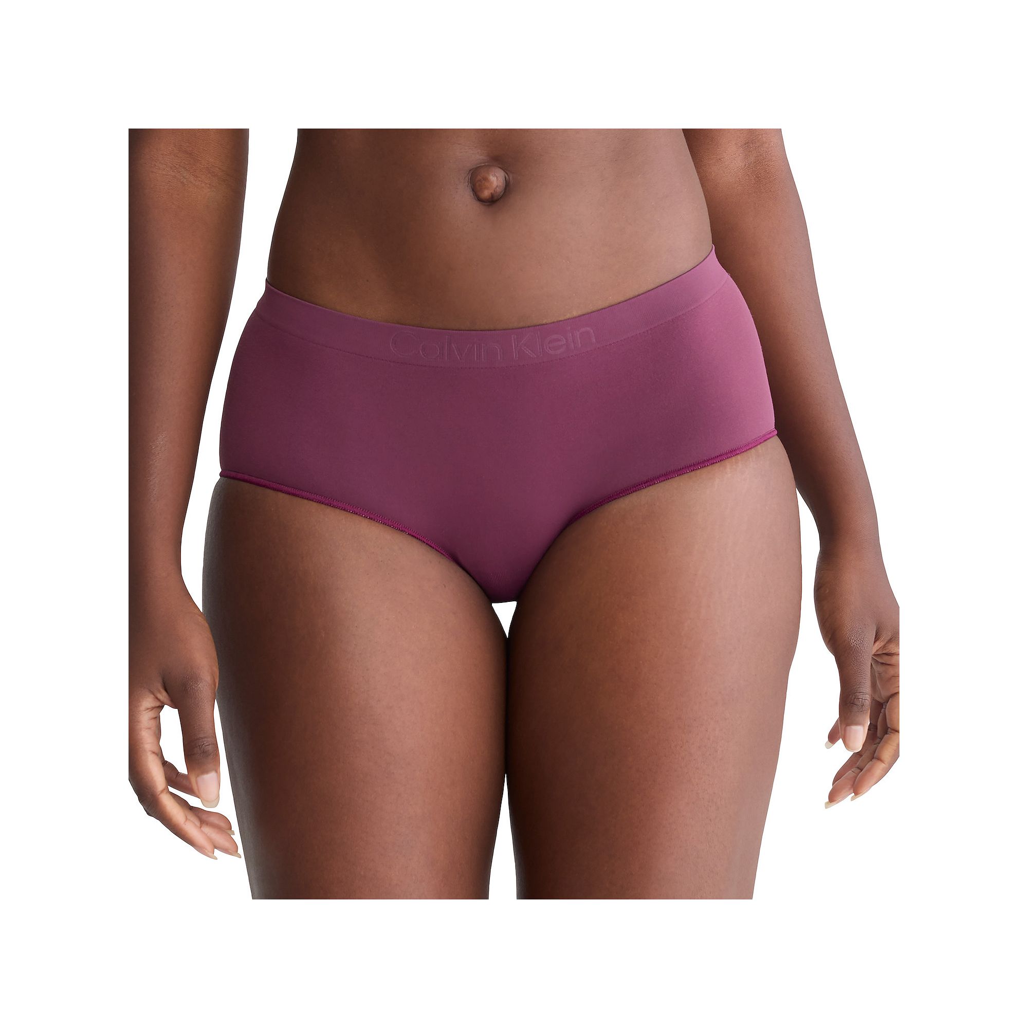 Womens Calvin Klein Bonded Flex Boyshort Panty QD3961, Size: Small, Pink W