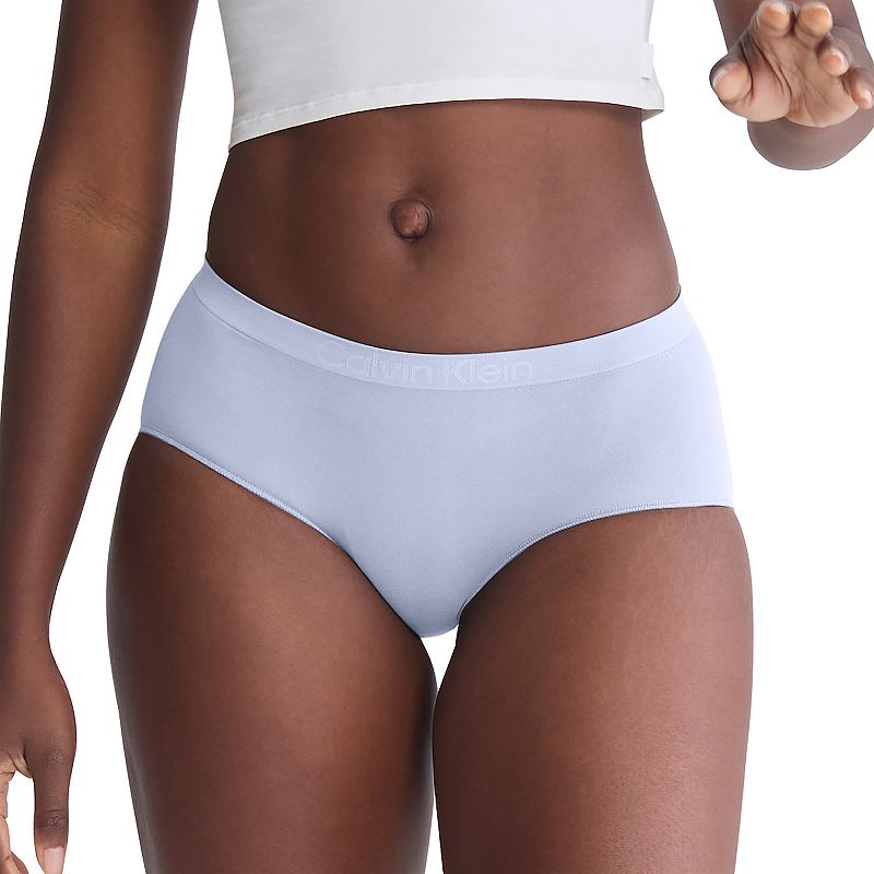 Women's Calvin Klein Bonded Flex Boyshort Panty QD3961, Size: Large, Blue
