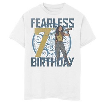 Disney's Raya and The Last Dragon Boys Raya A Fearless Seventh Birthday Tee
