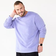 Mens Purple Tek Gear Hoodies & Sweatshirts Long Sleeve